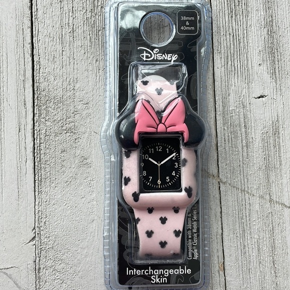 Disney Minnie Mouse Interchangeable Skin Band Case for Apple Watch 38mm/40mm - Picture 1 of 4